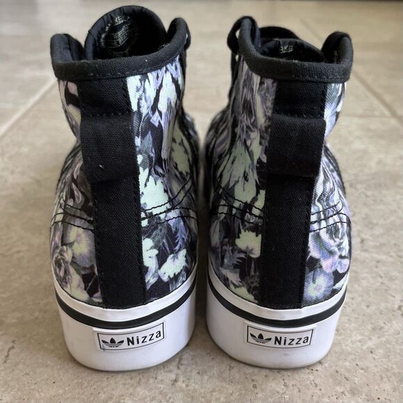 Adidas Nizza Platform Mid ID7260 Lilac Floral Women's Size 7.5 90’s Y2K - Picture 2 of 13